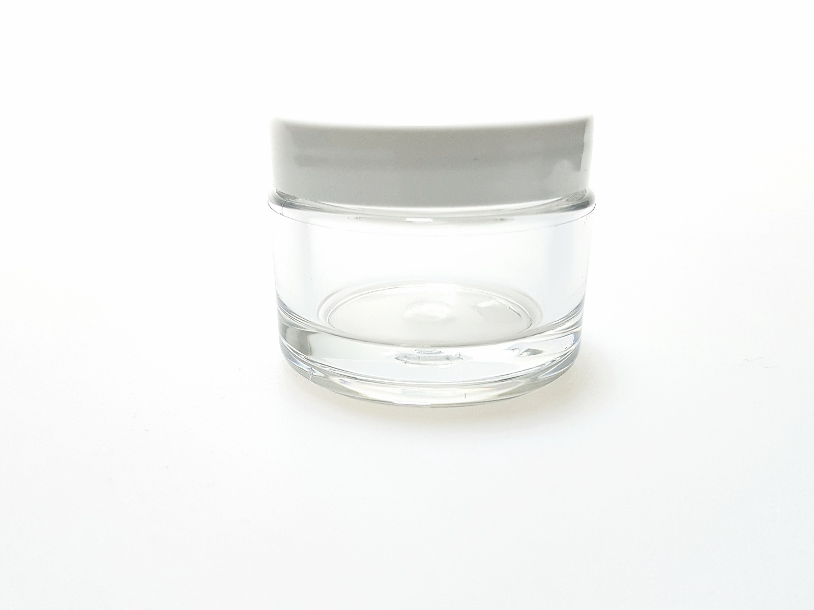 blanc avec couvercle en plastique 10 pièces Pot de PET 75 ml transparent