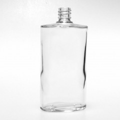 100 ML CLEAR GLASS OVALE BOUILLOTTE