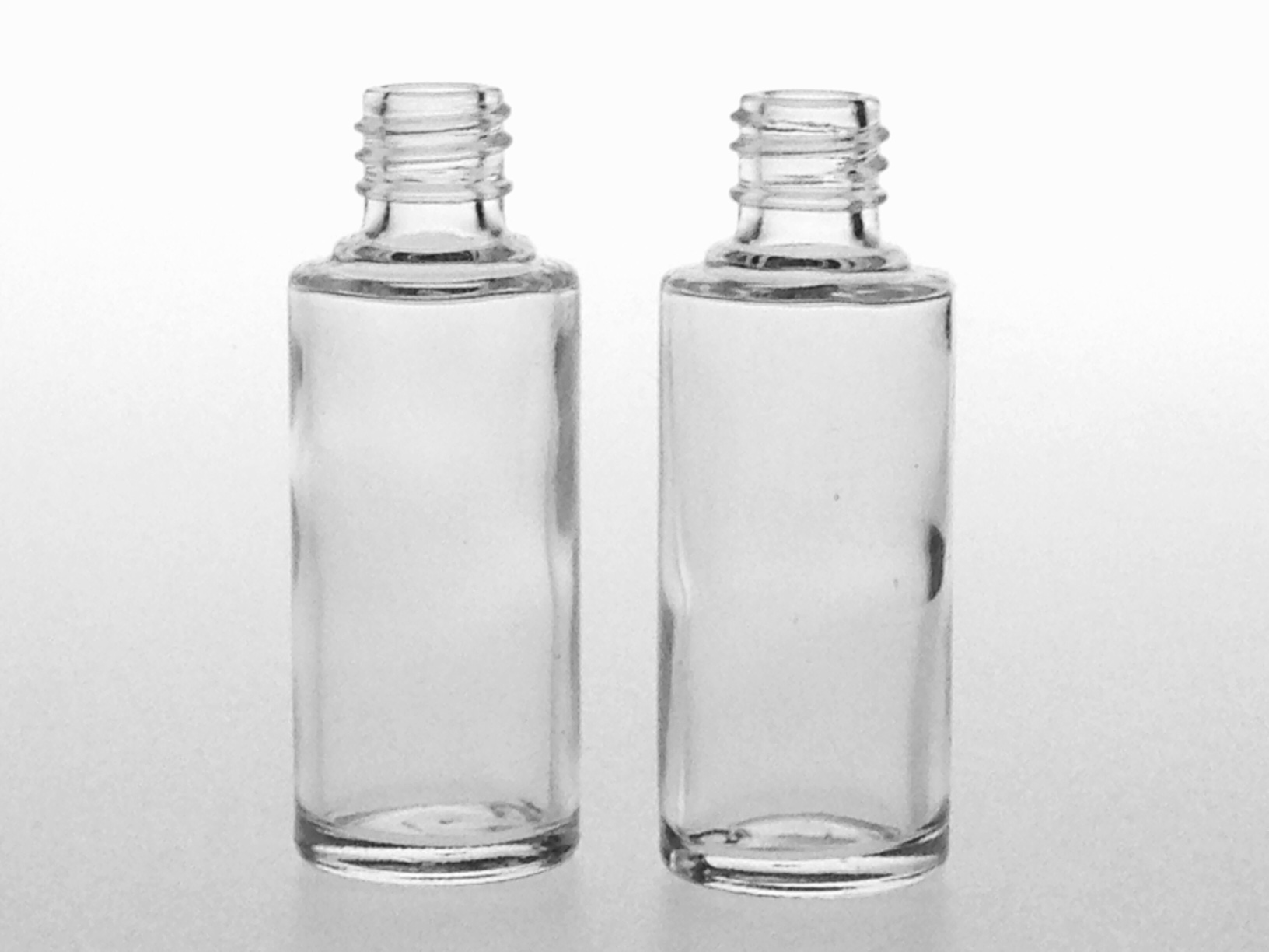 15 ML CLEAR GLASS ROUND BOUILLOTTE