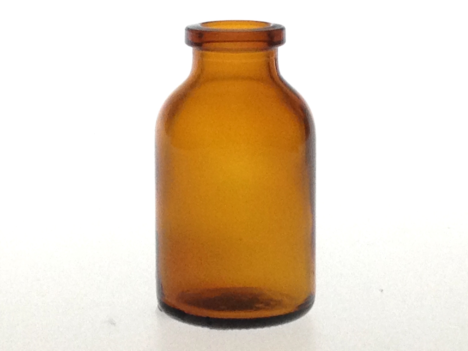 AMBER GLASS 20 ML ANTIBIOTIQUE BOTTLE T3