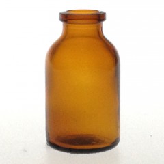 AMBER GLASS 20 ML ANTIBIOTIQUE BOTTLE T3