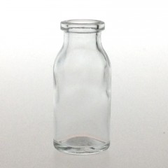 CLEAR GLASS 15 ML ANTIBIOTIC BOTTLE T1