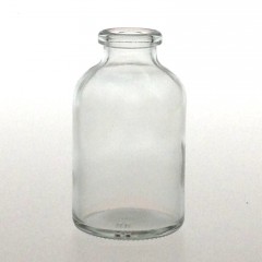 CLEAR GLASS 30 ML ANTIBIOTIC BOTTLE WI20