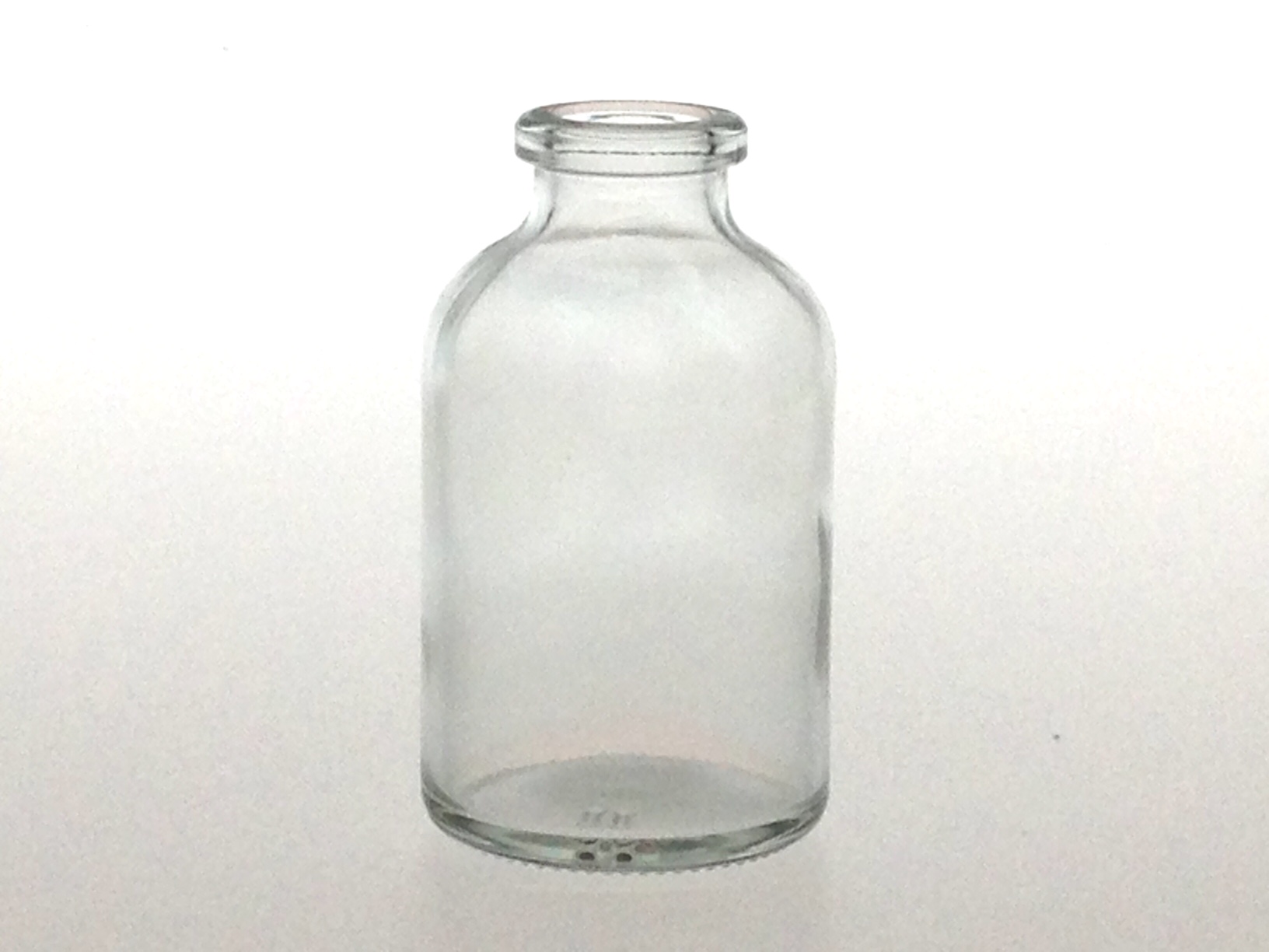 CLEAR GLASS 50 ML ANTIBIOTIC BOTTLE WI20 T2