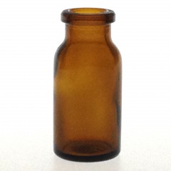 AMBER GLASS 10 ML ANTIBIOTIQUE BOTTLE T3