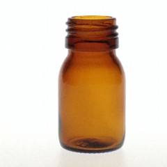 AMBER GLASS 30 ML SYRUP BOTTLE PP 28