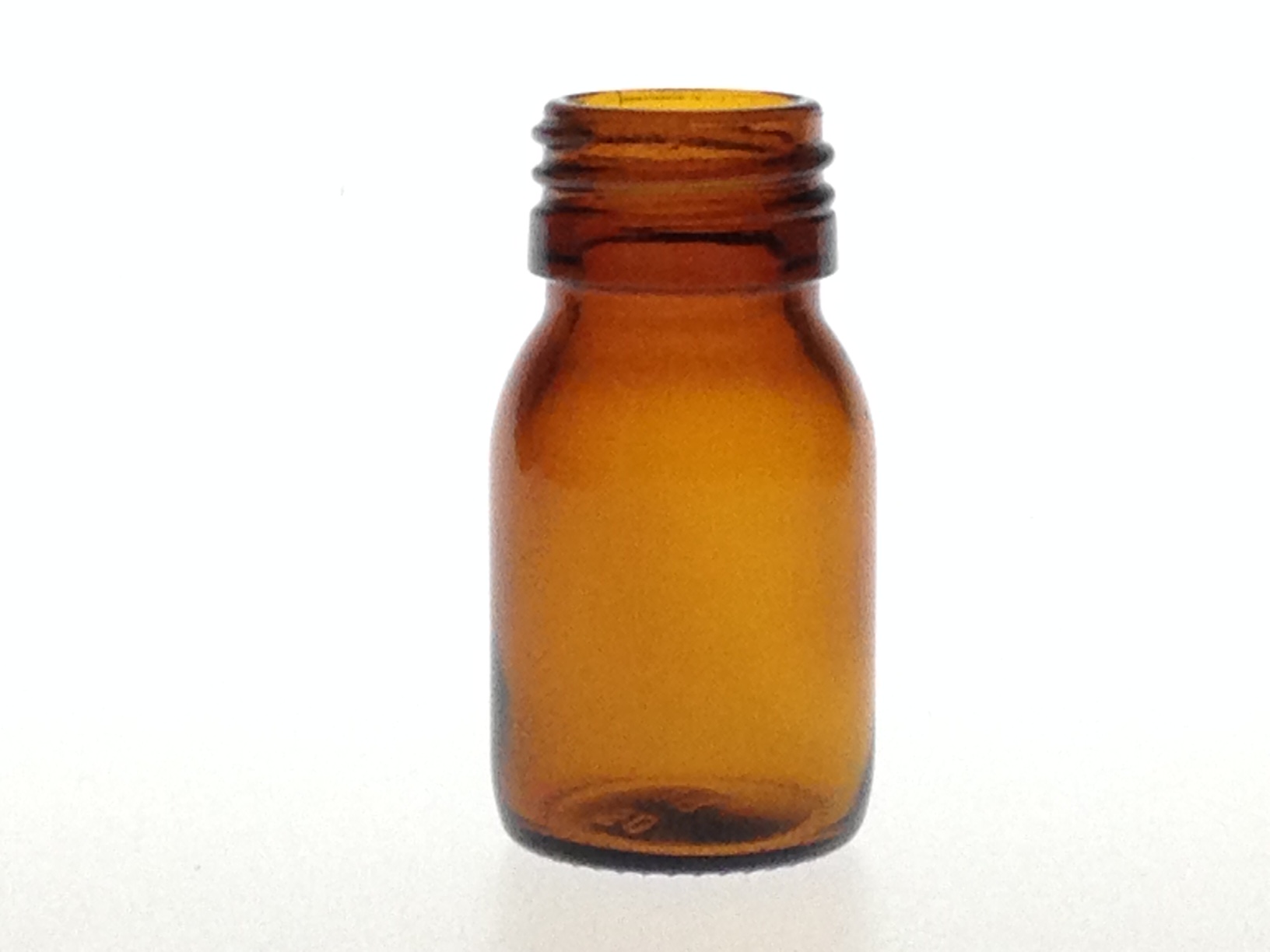 AMBER GLASS 30 ML SYRUP BOTTLE PP 28