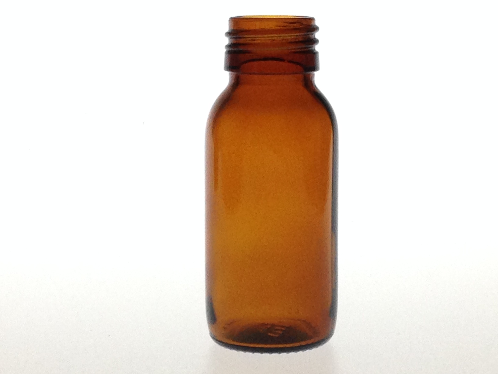 AMBER GLASS 60 ML SYRUP BOTTLE PP 28