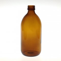 AMBER GLASS 500 ML BOTTLE  NECK PP 28