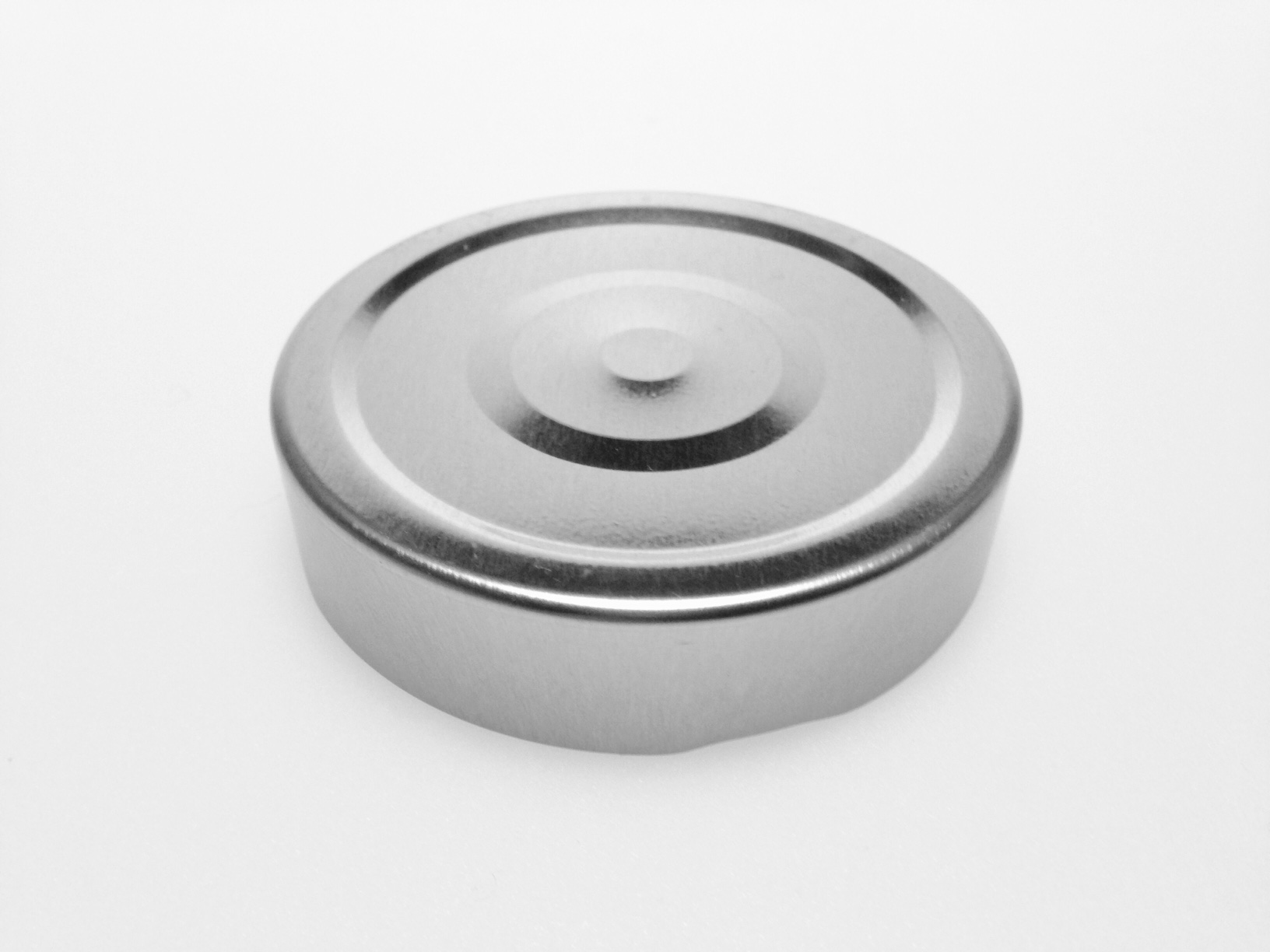 CAPSULE STERILISABLE TO 70  METAL ARGENT BRILLANT DEEP AVEC FLIP PANEL