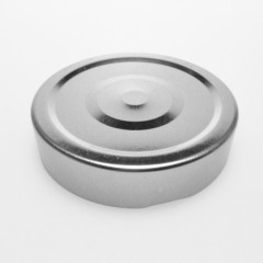 CAPSULE STERILISABLE TO 70  METAL ARGENT BRILLANT DEEP AVEC FLIP PANEL