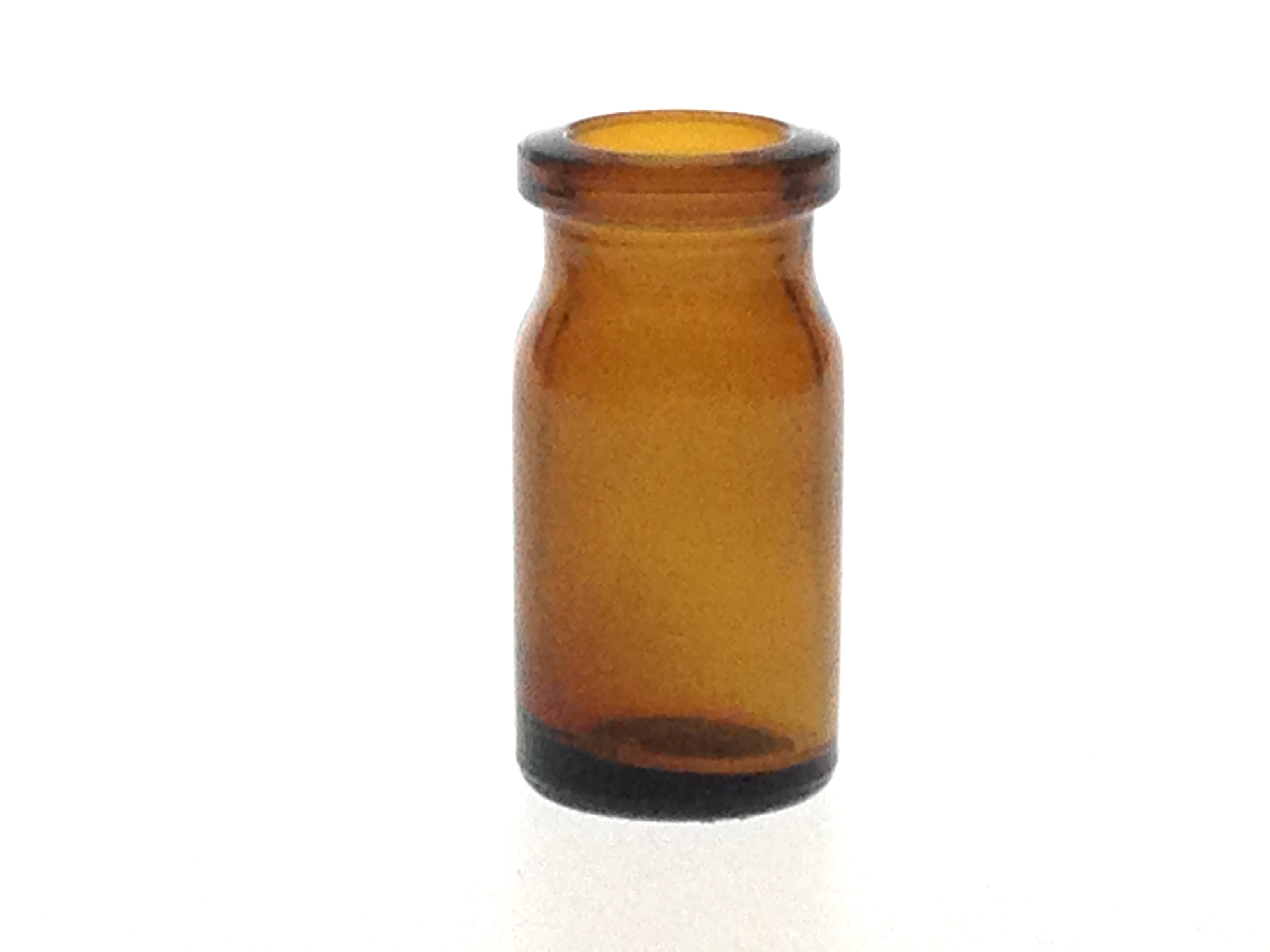 AMBER GLASS 7 ML ANTIBIOTIC BOTTLE T3