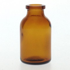 AMBER GLASS 24 ML ANTIBIOTIQUE BOTTLE T3