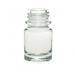 WHITE GLASS 2.5 ML BOTTLE NECK PH 18