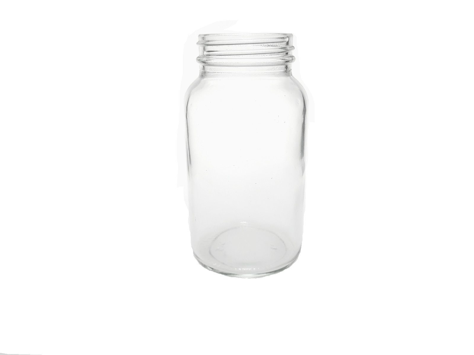 POUDRIER 250 ML VERRE BLANC 48/400