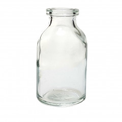 CLEAR GLASS 20 ML ANTIBIOTIC BOTTLE WI20 T2