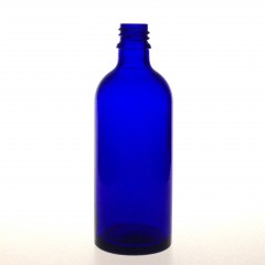 DROPPER BOTTLE BLUE GLASS 100 ML