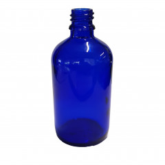DROPPER BOTTLE BLUE GLASS 100 ML