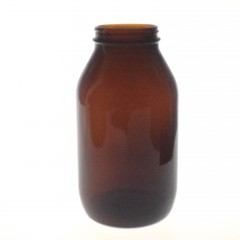 AMBER GLASS 1000 ML R3/63 POWDER