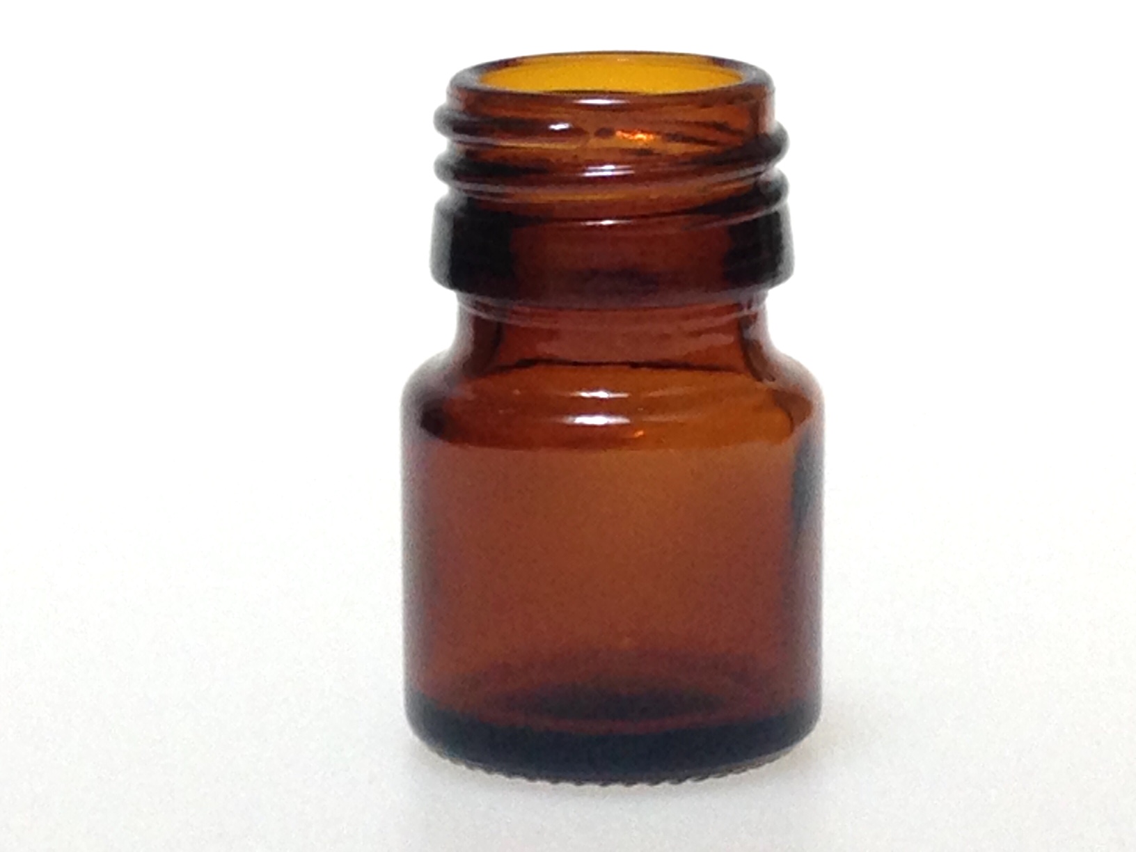 WIDE MOUTH AMBER GLASS 15 ML BOTTLE PP 28