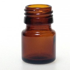 WIDE MOUTH AMBER GLASS 15 ML BOTTLE PP 28