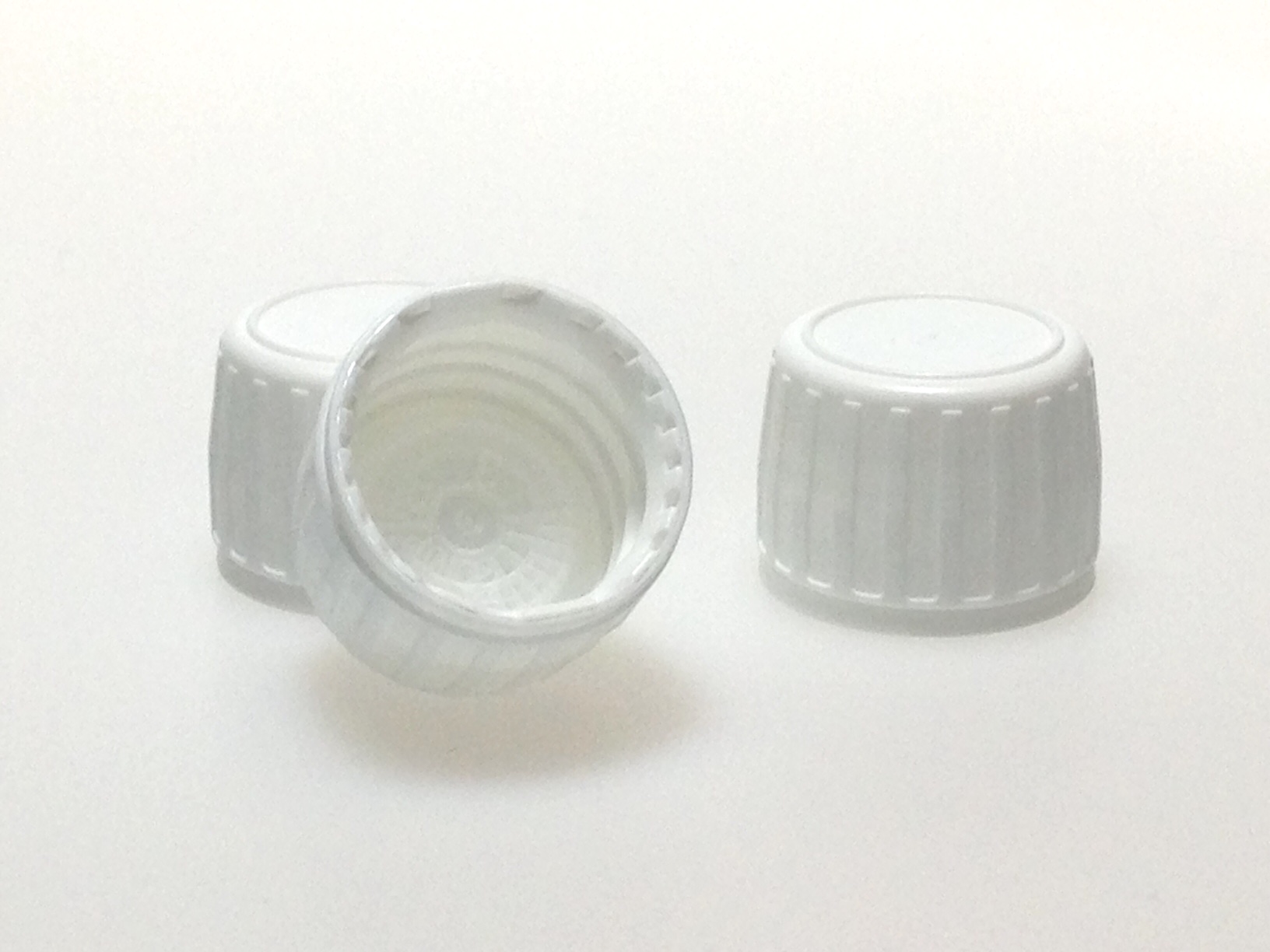 CAPSULE INVIOLABLE PE BLANC PP28 JOINT PE CUVETTE