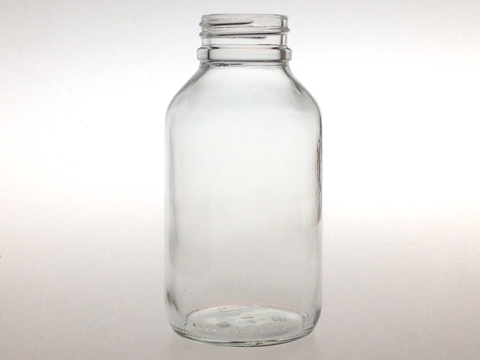 WIDE MOUTH CLEAR GLASS 250 ML BOTTLE PH 35