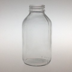 WIDE MOUTH CLEAR GLASS 500 ML BOTTLE PH 40