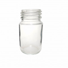 100 ML CLEAR GLASS TABLET JAR PH 40