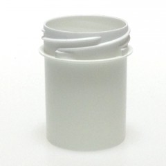 POT VISSANT INVIOLABLE 40/50 ML PP BLANC SCREWLOCK JAR 35*52