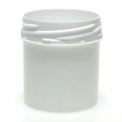 POT VISSANT INVIOLABLE 100 ML PP BLANC SCREWLOCK JAR 50*60