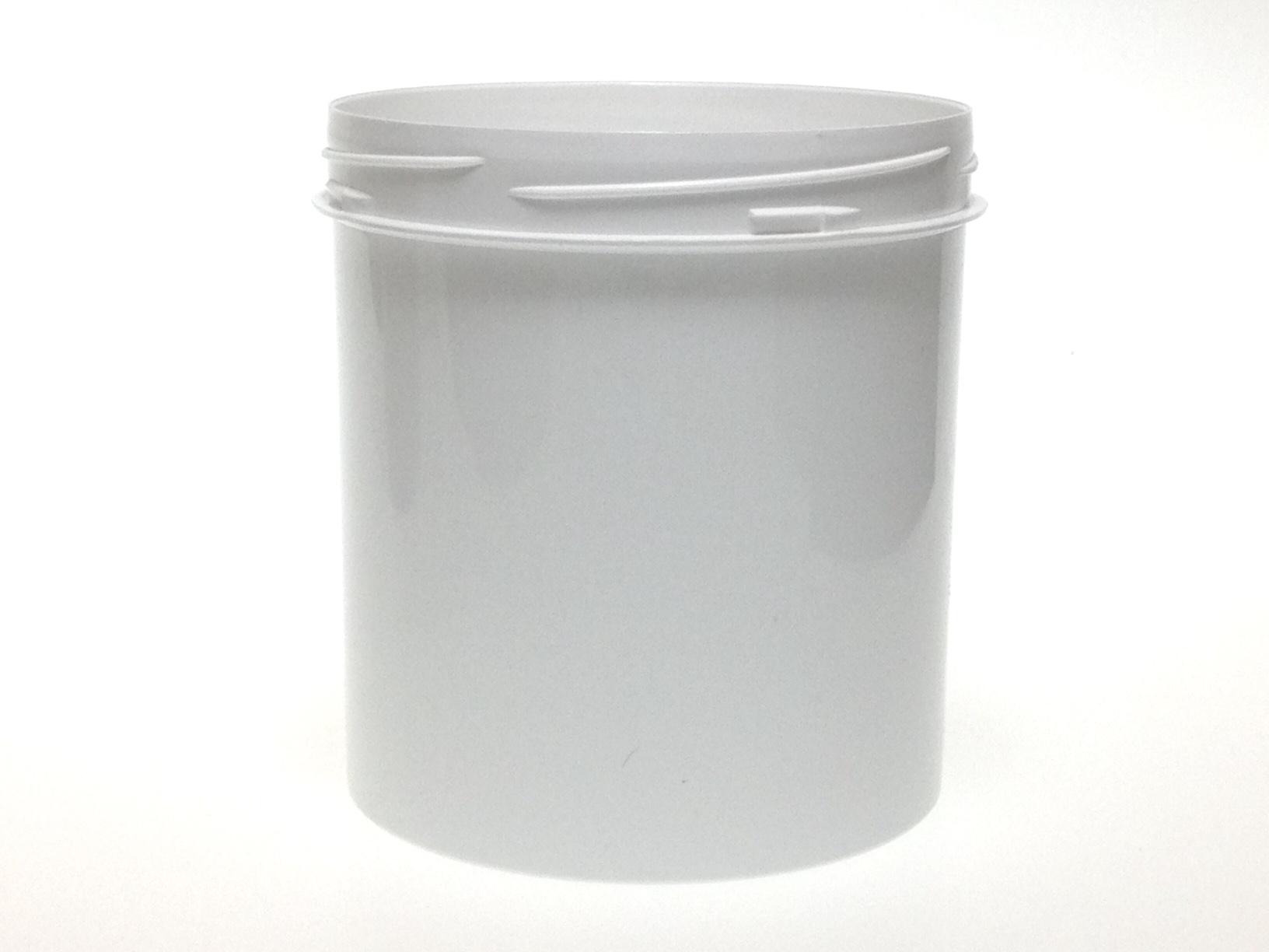 POT VISSANT INVIOLABLE 1000 ML PP BLANC SCREWLOCK JAR 110*120