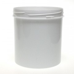 POT VISSANT INVIOLABLE 500 ML PP BLANC SCREWLOCK JAR 90*110