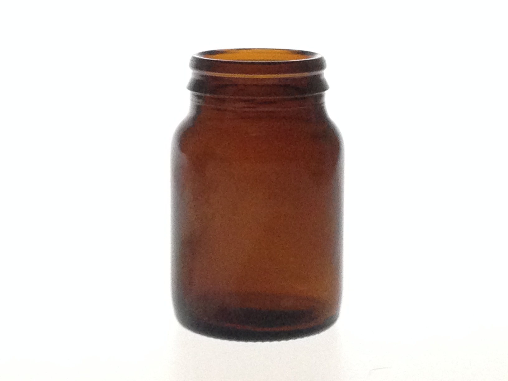 60 ML JAY CAP AMBER GLASS TABLET JAR