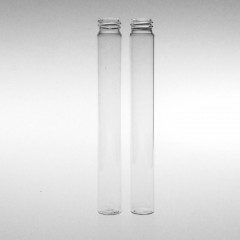 TUBE EPICE VERRE ETIRE BLANC 45 ML BAGUE 20/400 ø21.25xL165xEp1.1