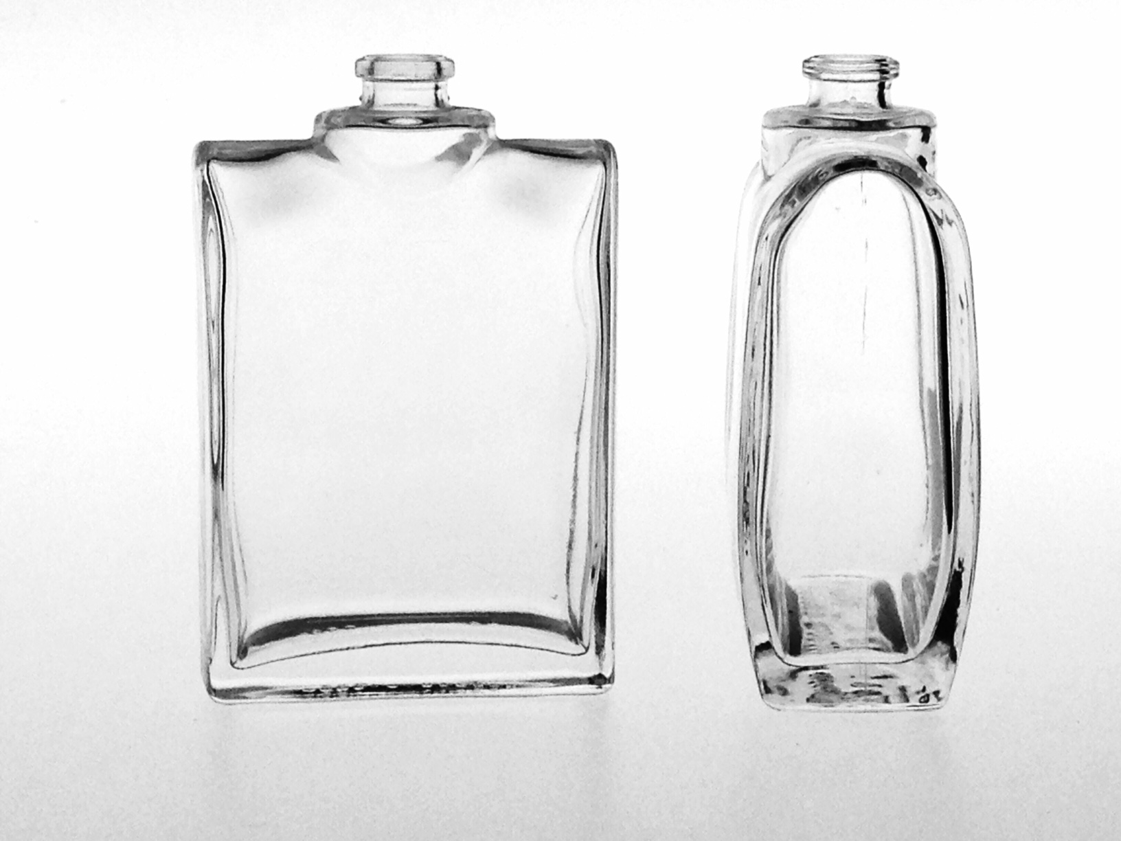 FLACON VAPO TITAN 100 ML VERRE BLANC BAGUE FEA 15