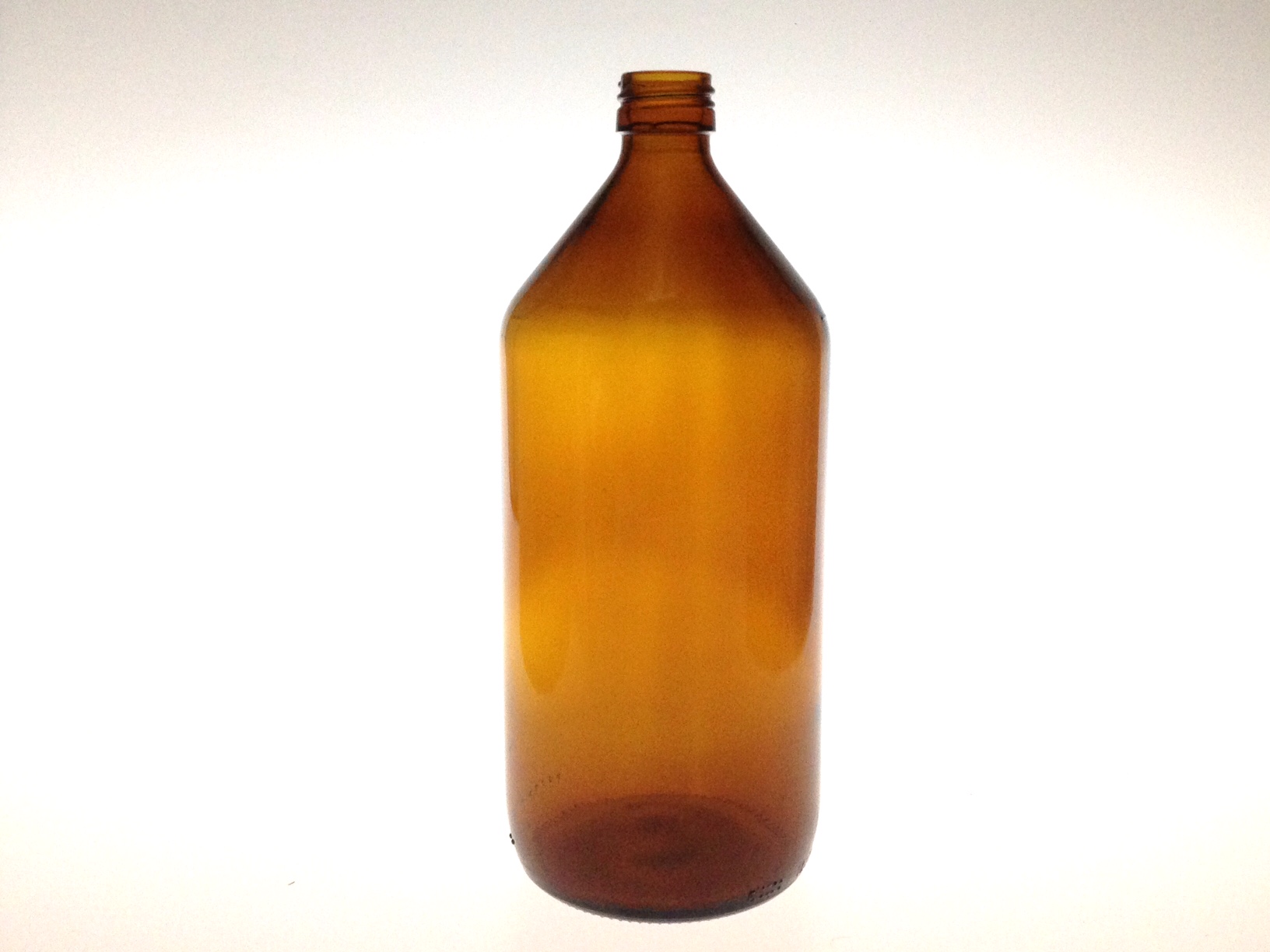 AMBER GLASS 1000 ML COMBI BOTTLE  NECK PP 28