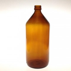 AMBER GLASS 1000 ML COMBI BOTTLE  NECK PP 28