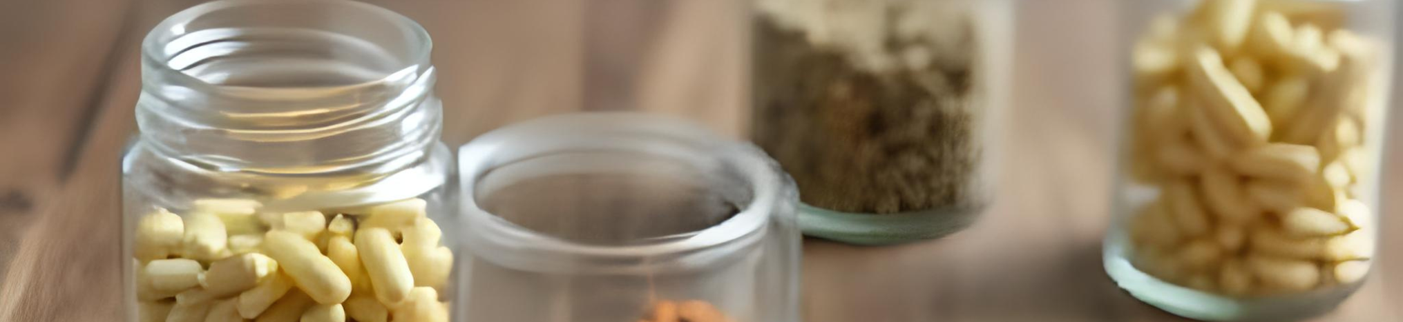 Poudriers compléments alimentaires verre blanc Poudriers compléments alimentaires verre blanc