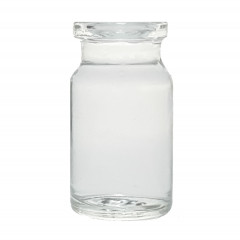 CLEAR GLASS 7 ML ANTIBIOTIC BOTTLE T3