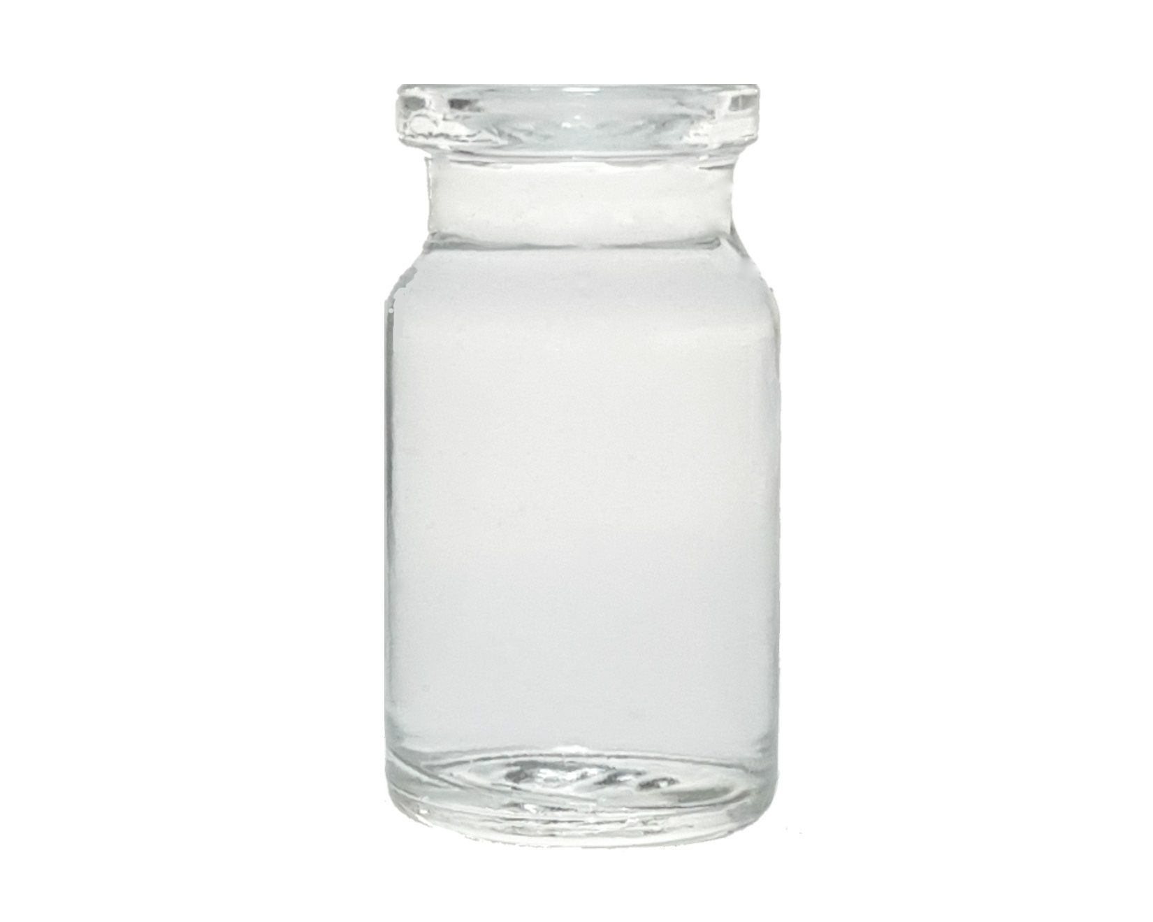 CLEAR GLASS 7 ML ANTIBIOTIC BOTTLE T3