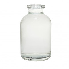 CLEAR GLASS 100 ML ANTIBIOTIC BOTTLE WI20 T2