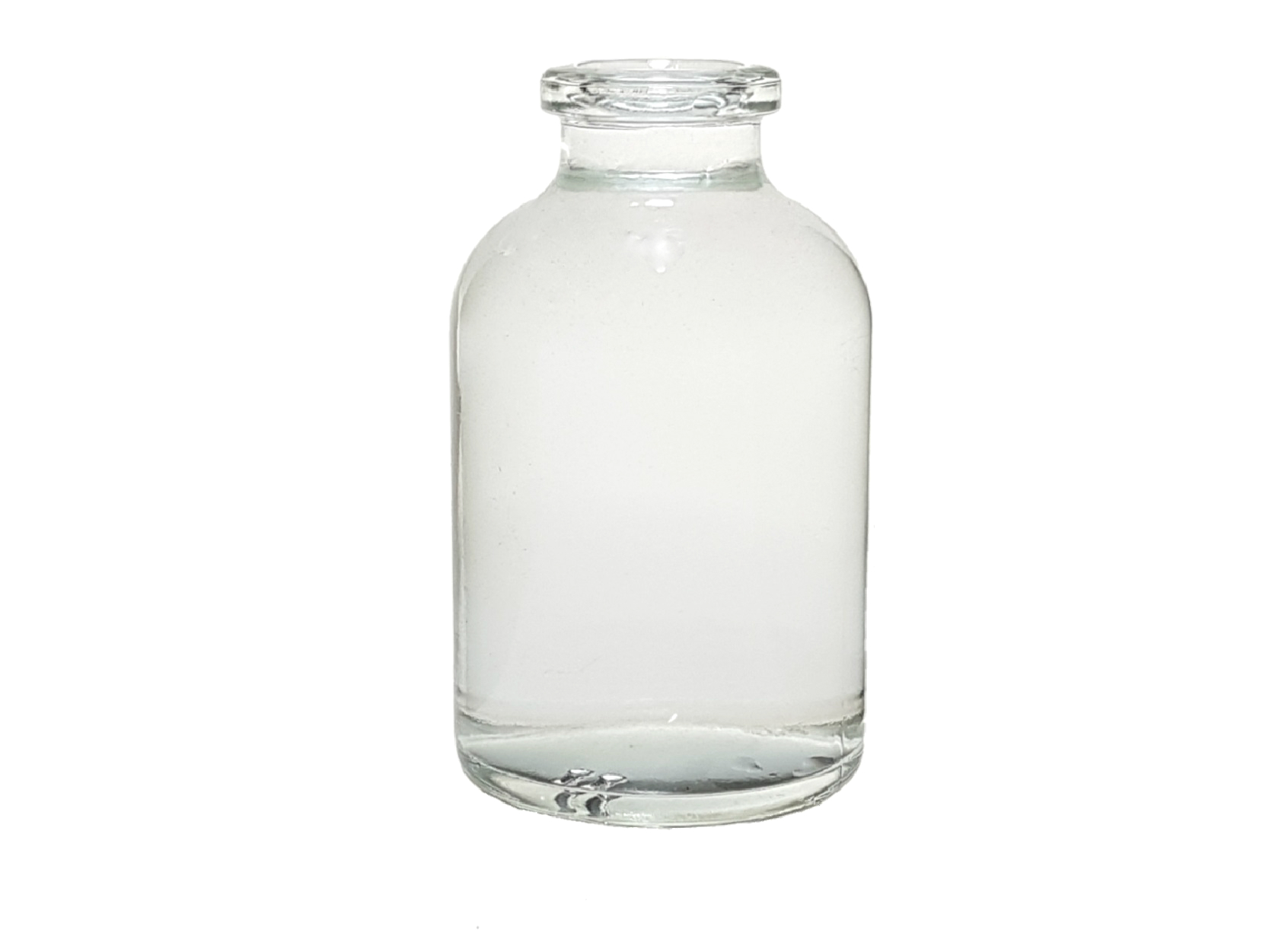 CLEAR GLASS 100 ML ANTIBIOTIC BOTTLE WI20 T3