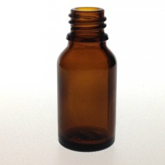 DROPPER BOTTLE AMBER GLASS 15 ML STO