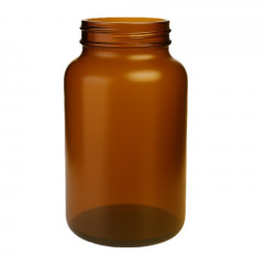 POUDRIER 250 ML VERRE JAUNE 45/400